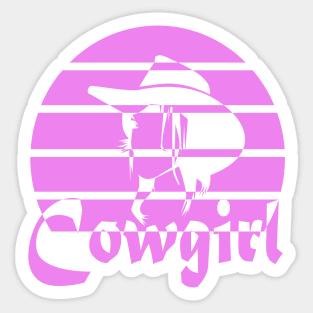 Cowgirl Sticker